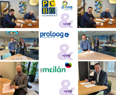 Ondertekening CBO Meilan, Proloog en PCBO Leeuwarden en Sinne Kinderopvang
