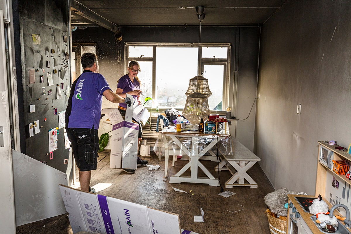 calamiteiten schoonmaak diensten NIVO Groep