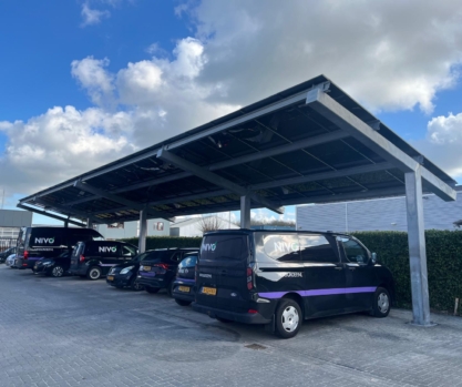 Zonnepanelen carport Leeuwarden