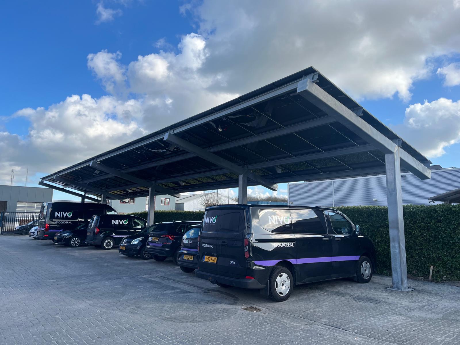 Zonnepanelen carport Leeuwarden