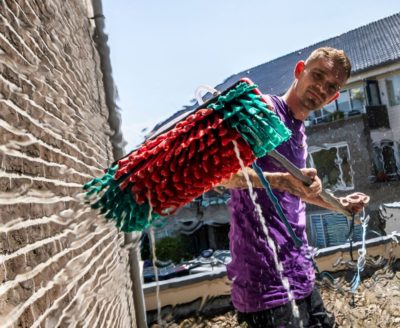 Glasbewassing foto raam